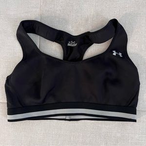 Womens Black Under Armour Sports Bra Sz L